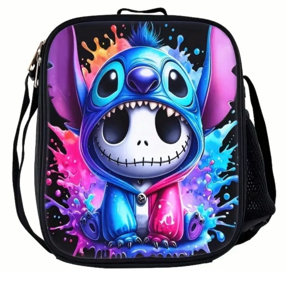 Stitch & Jack from Lilo & stitch & nightmare before Christmas lunch box